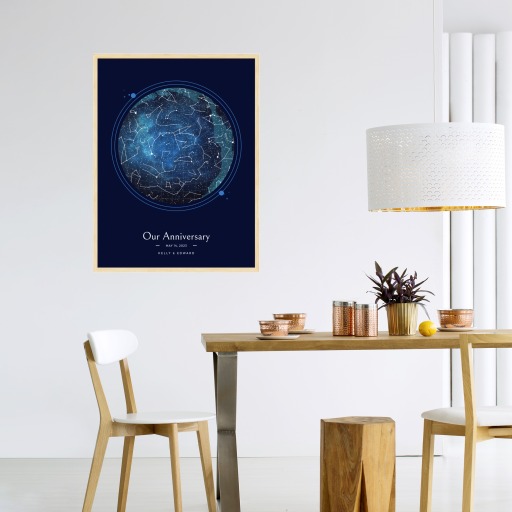 Our Anniversary Poster - Starry Celestial Map 4