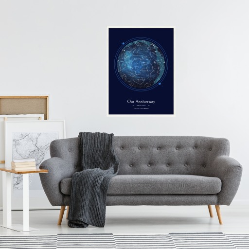 Our Anniversary Poster - Starry Celestial Map 5