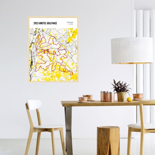 2023 Amstel Gold Race Poster - Route Map 3