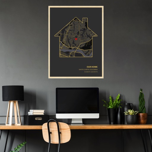 Our Home Poster - Street Map 4