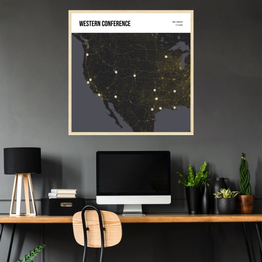 Western Conference Poster - Street Map 3