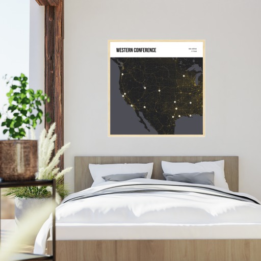 Western Conference Poster - Street Map 6