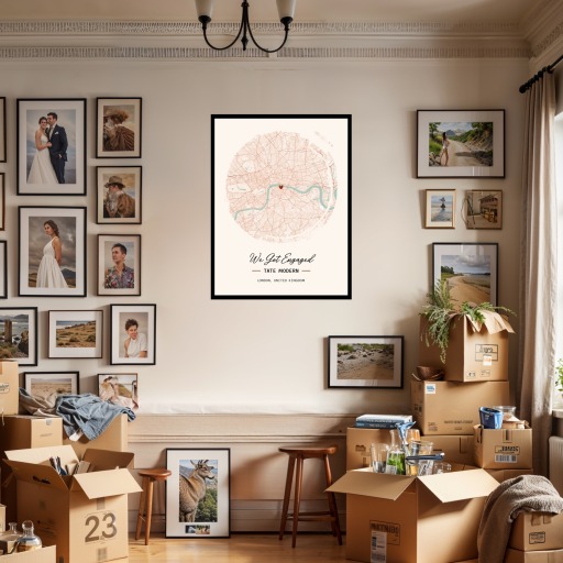 Where We Got Engaged Poster - Street Map 3
