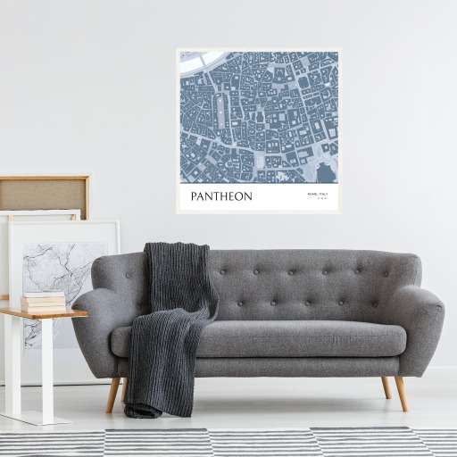 Pantheon Poster - Street Map 5