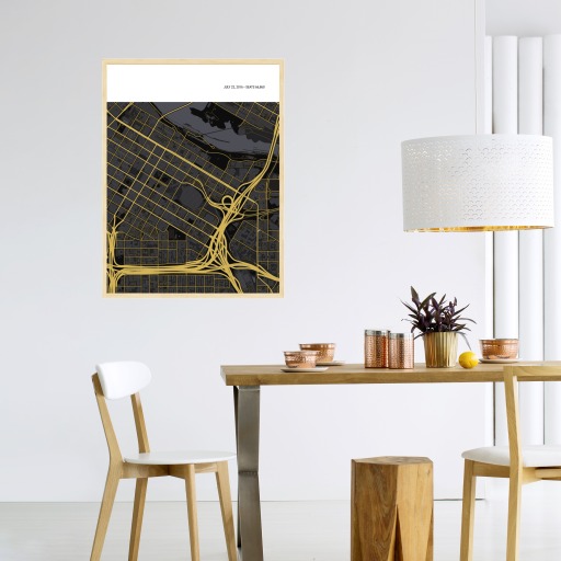Minnesota Vikings Stadium Poster - Street Map 5