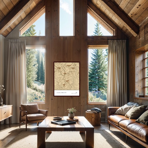 Our Trip to Canyonlands National Park Poster - Topo Map 3