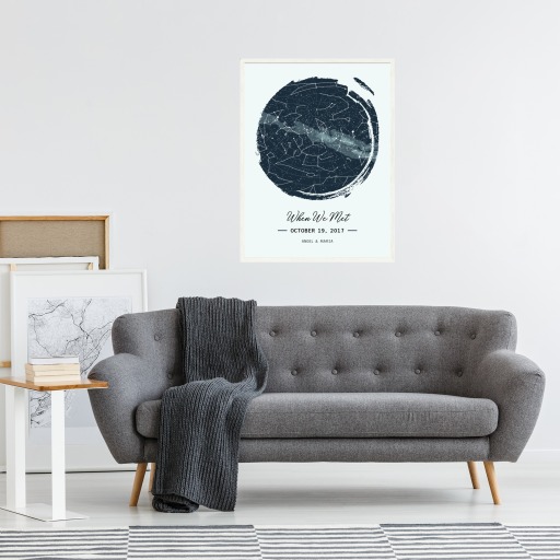 When We Met Poster - Celestial Map 4