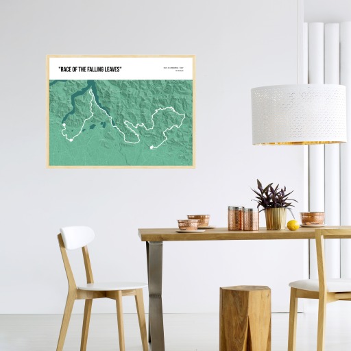 2023 Il Lombardia Poster - Route Map 3