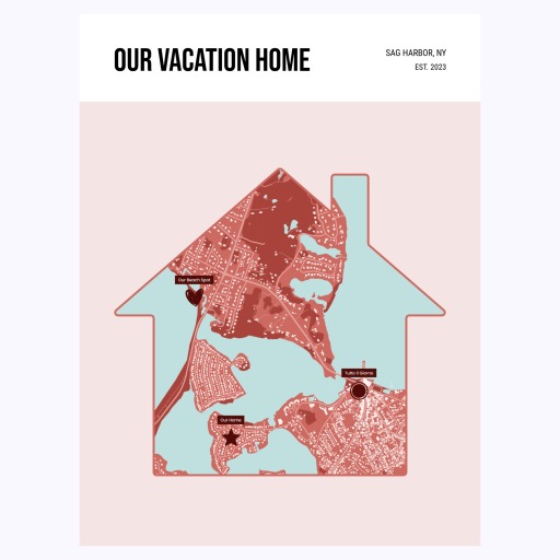 Our Vacation Home Poster - Street Map 1