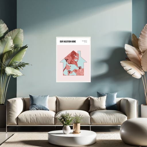 Our Vacation Home Poster - Street Map 2