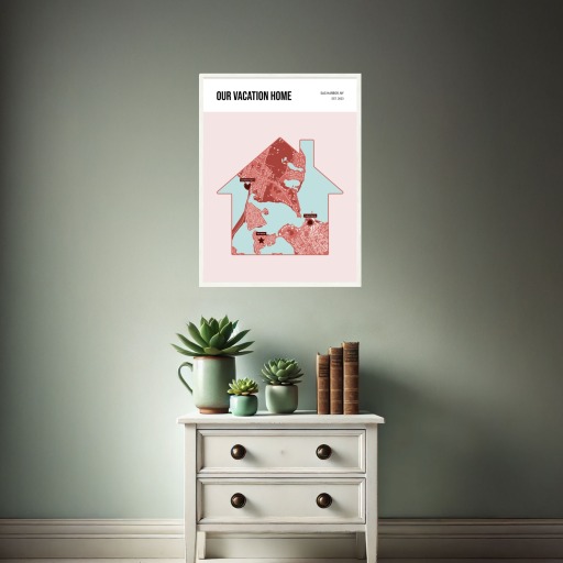 Our Vacation Home Poster - Street Map 3