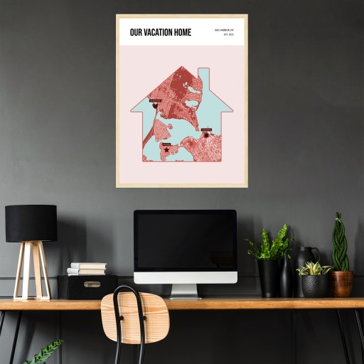 Our Vacation Home Poster - Street Map 4