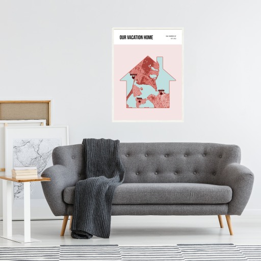 Our Vacation Home Poster - Street Map 6