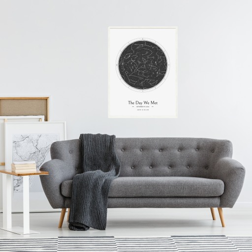 The Day We Met Poster - Celestial Map 4