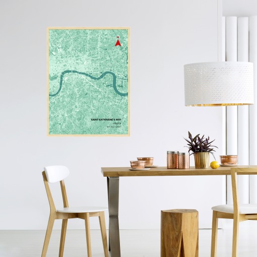 Tower Bridge Poster - Street Map 3