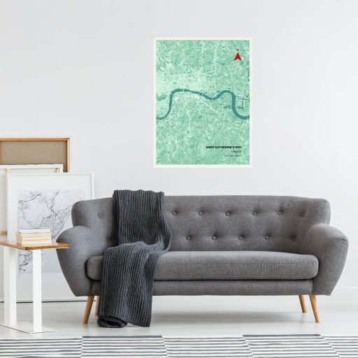 Tower Bridge Poster - Street Map 4