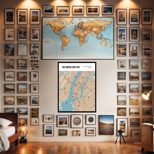 Our Family Trip Poster - Street Map 5