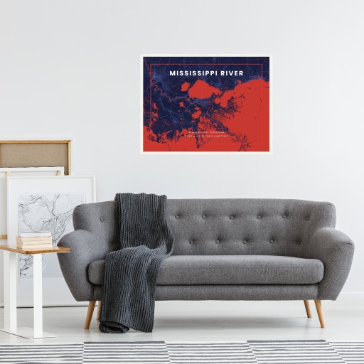 Mississippi River through New Orleans in High Energy 5