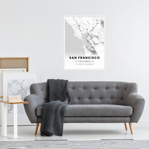 San Francisco in Light Poster - Street Map 5