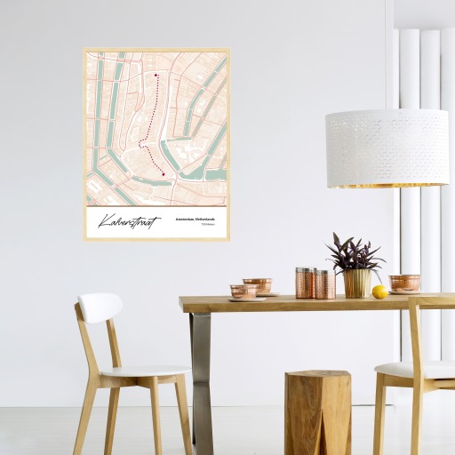 Kalverstraat Poster - Street Map 4