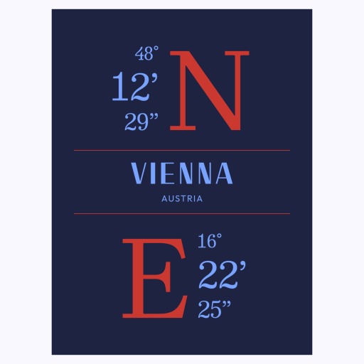 Vienna Coordinates Poster 1