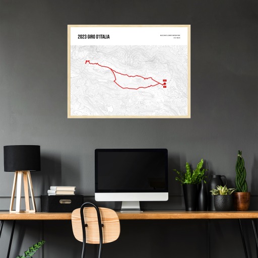 2023 Giro d'Italia Poster - Route Map 2