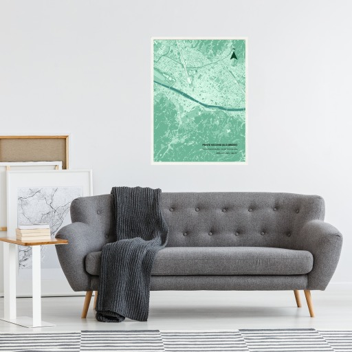 Ponte Vecchio Poster - Street Map 4