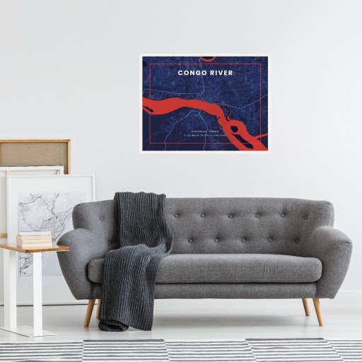 Congo River through Kisangani in High Energy Poster 5