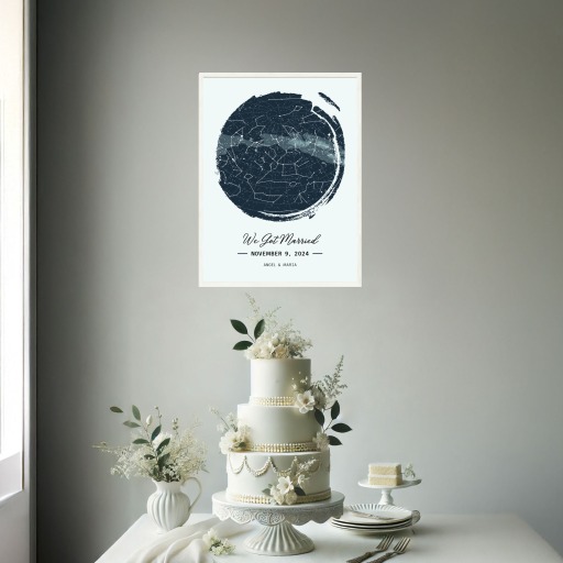 When We Got Married Poster - Celestial Map 2