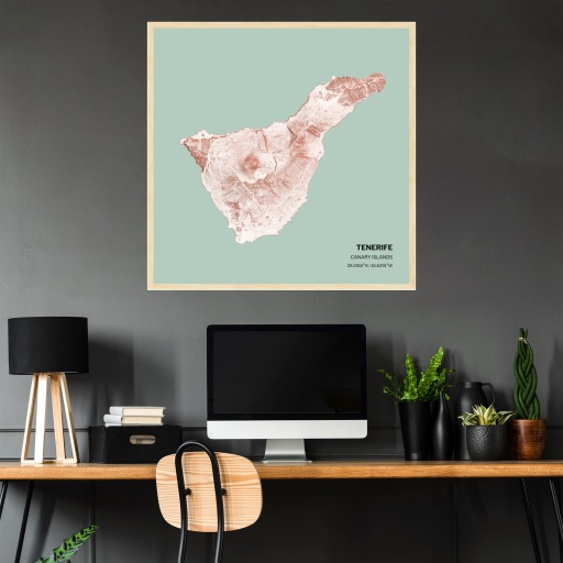 Island of Tenerife Poster - Street Map 2