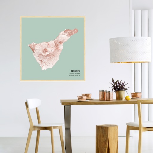 Island of Tenerife Poster - Street Map 3