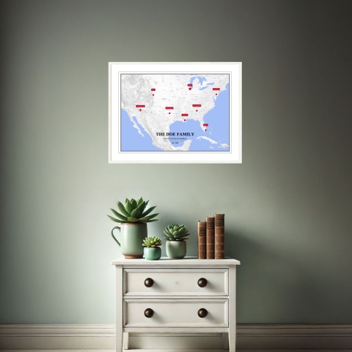 Our Family Poster - Street Map 3