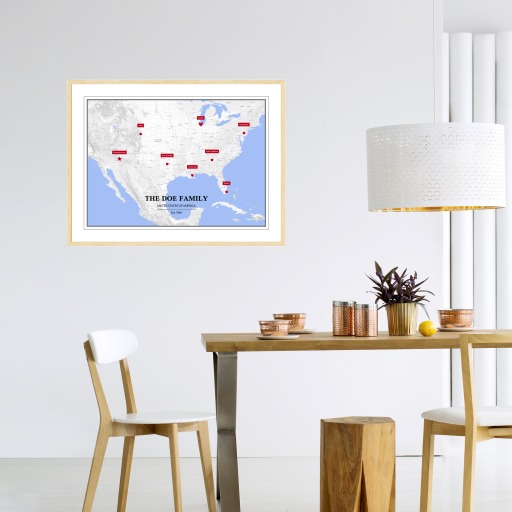 Our Family Poster - Street Map 5