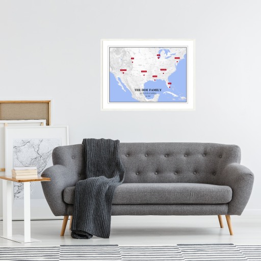 Our Family Poster - Street Map 6