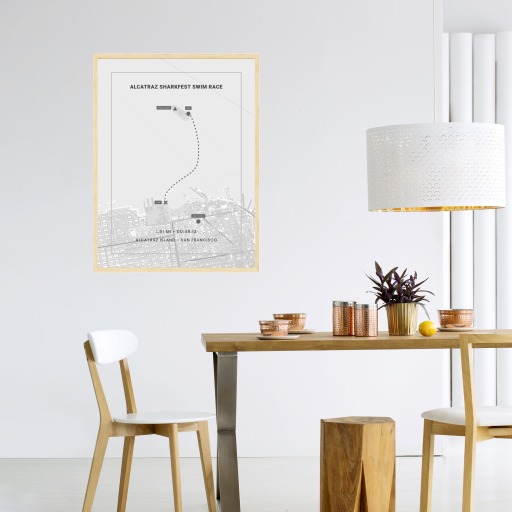 Alcatraz Sharkfest Swim Race - Route Map 3