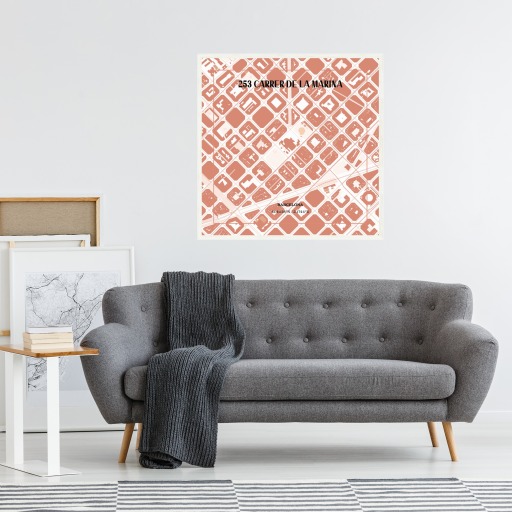 La Sagrada Familia Poster - Street Map 5