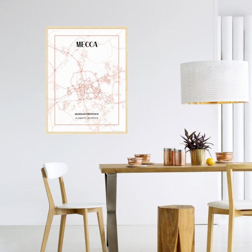 Mecca Poster - Street Map 3