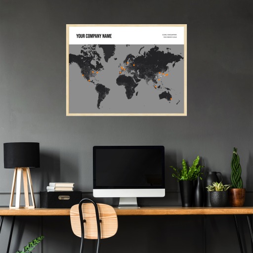 Our Global Headquarters Map Poster - Street Map 2