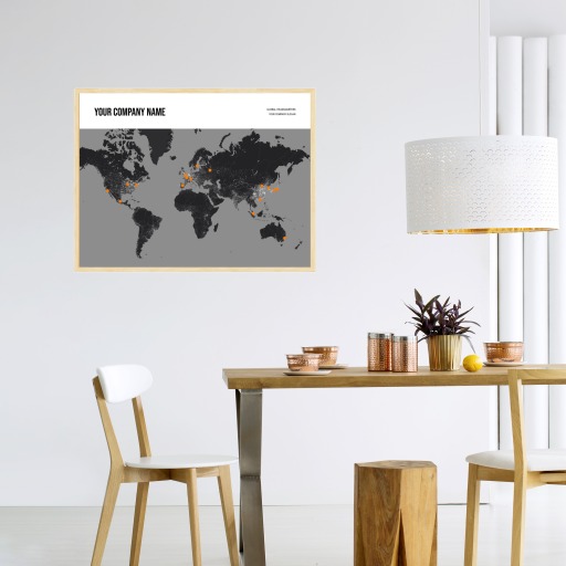 Our Global Headquarters Map Poster - Street Map 3