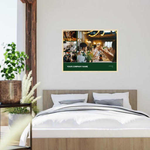 Office Christmas Party Poster - Photo Collage Print 5