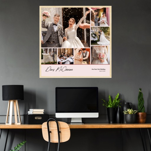 Our Wedding - Photo Collage Print 4