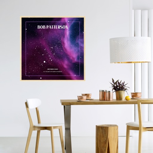 My Retirement Poster - Nebula Celestial Map 3