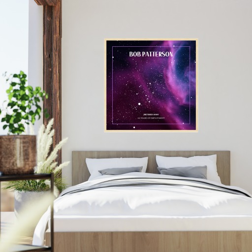 My Retirement Poster - Nebula Celestial Map 5