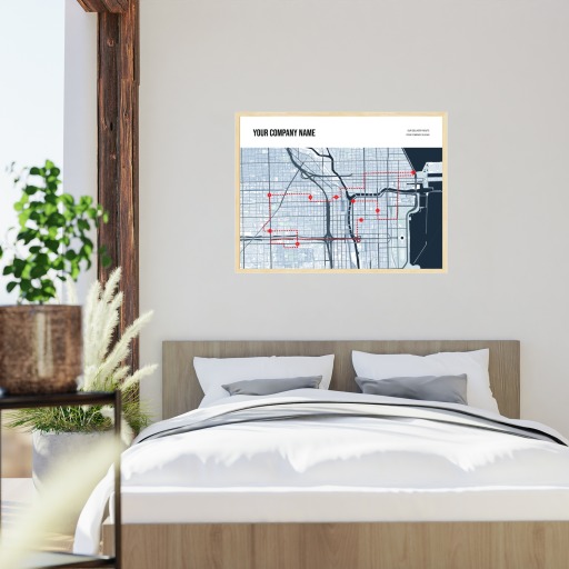 Our Delivery Route Map Poster - Route Map 6