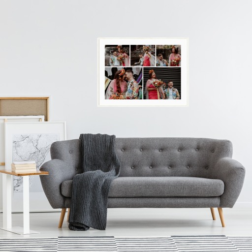 Mr & Mrs Poster - Photo Collage Print 6