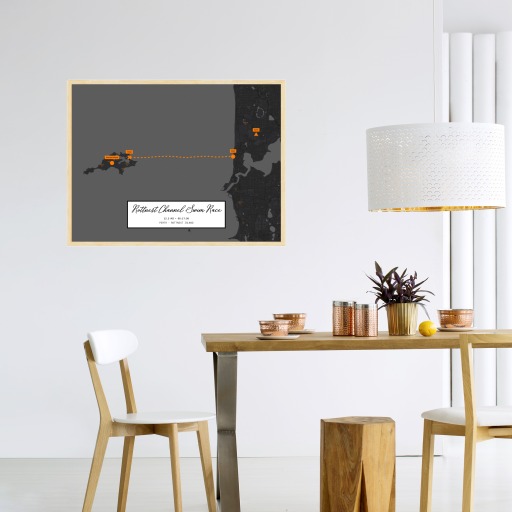 Rottnest Channel Swim Race - Route Map 3