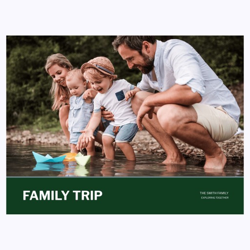 River Adventures with the Kids - Photo Collage Print 1