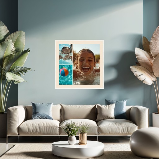 Pool Day Poster - Photo Collage Print 2