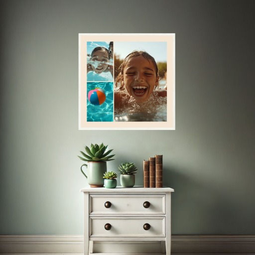 Pool Day Poster - Photo Collage Print 3