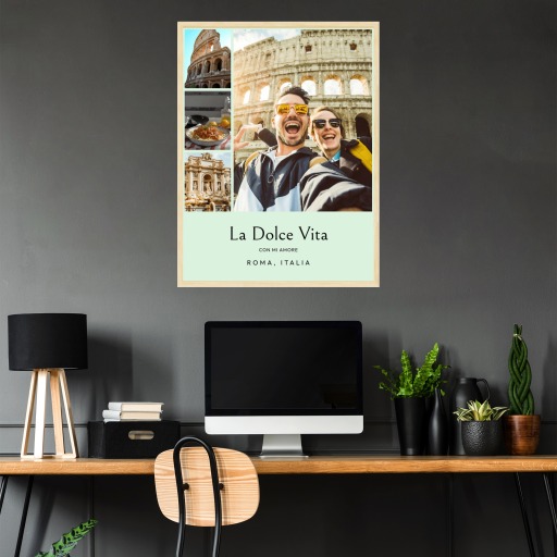 Rome Trip Poster - Photo Collage Print 3